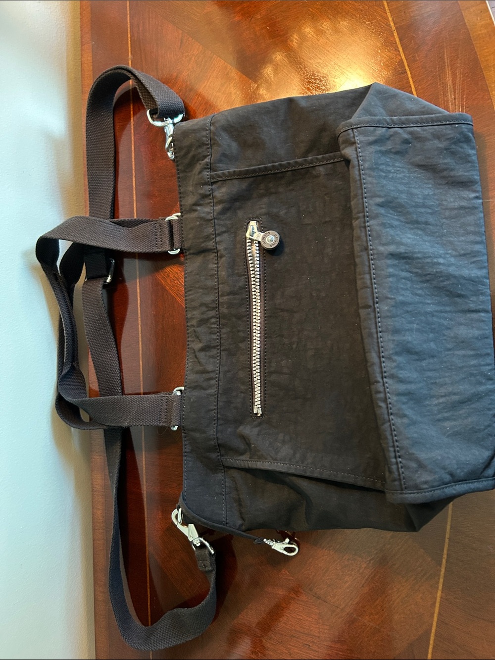 Kipling Black Crossbody Tote Bag